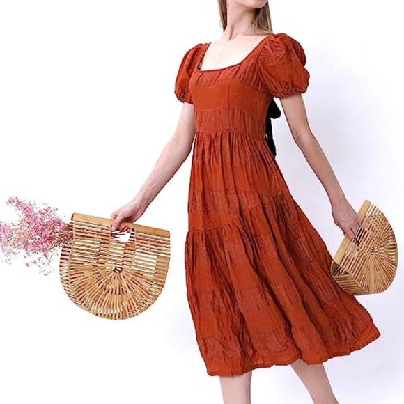 Womens Bamboo Handbag Handmade Large - Picture 3 of 6